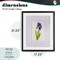 Stupell Industries Purple Stripe Iris Framed Print Under Glass, design by Lisa Wehmeyer